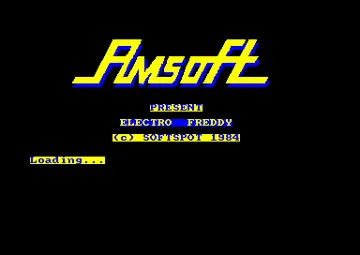 Electro Freddy (1984)(Amsoft) screen shot title